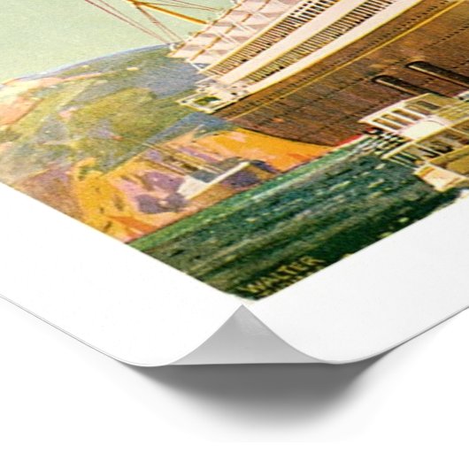 RMS Laurentic Poster (Ecke)