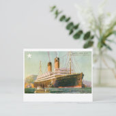 RMS Laurentic Postkarte (Stehend Vorderseite)