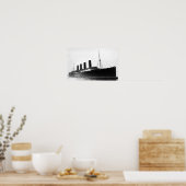 RMS Lusitania Ankunft in New York - 1907 Poster (Küche)