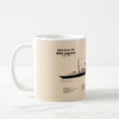 RMS Lusitania - Pläne für ein Schiffskonzept - SD Kaffeetasse (Links)