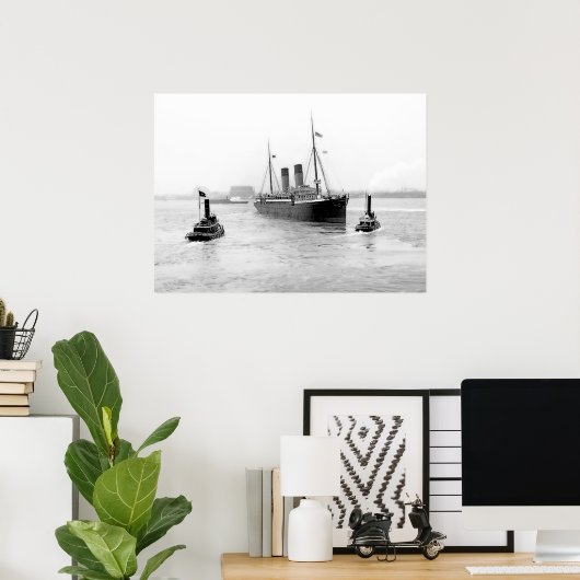 RMS Majestic Poster (Heimbüro)