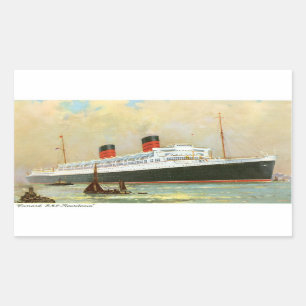 RMS Mauretainia Rechteckiger Aufkleber