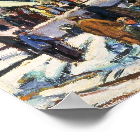 RMS Olympic in Dazzle Camouflage 18x24" Poster (Ecke)