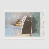RMS Olympic Ocean Liner Seidenpapier (Vorderseite)