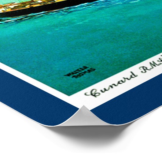 RMS Parthia Poster (Ecke)