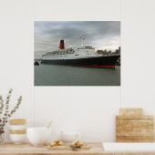 RMS Queen Elizabeth 2 Poster (Küche)