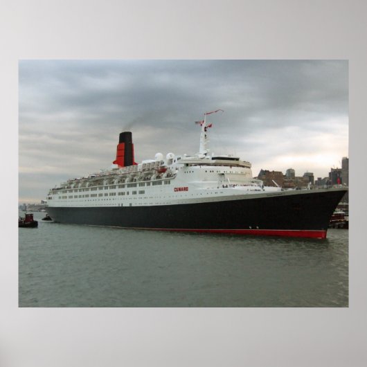 RMS Queen Elizabeth 2 Poster (Vorne)