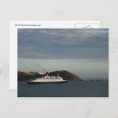 RMS Queen Elizabeth 2 Postkarte (Vorne/Hinten)