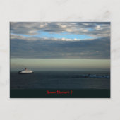 RMS Queen Elizabeth 2 Postkarte (Vorderseite)