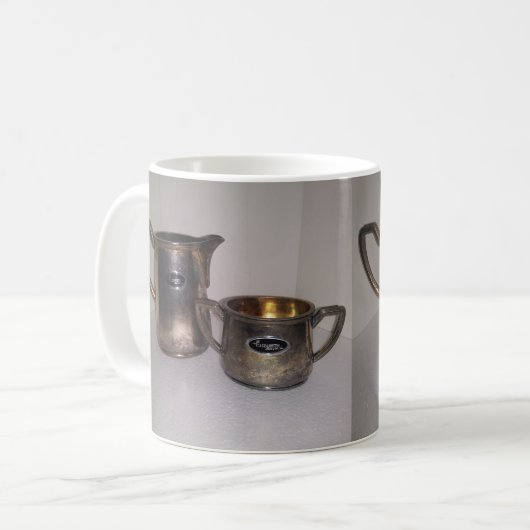 RMS Queen Elizabeth Artifacts Coffee Tasse (Vorderseite Links)