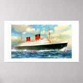 RMS Queen Elizabeth Poster (Vorne)