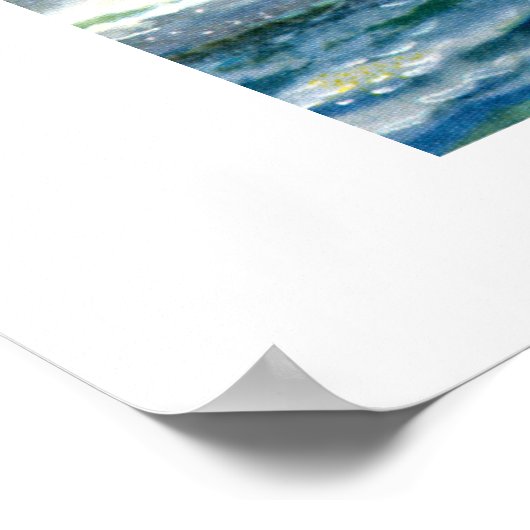 RMS Queen Elizabeth Poster (Ecke)