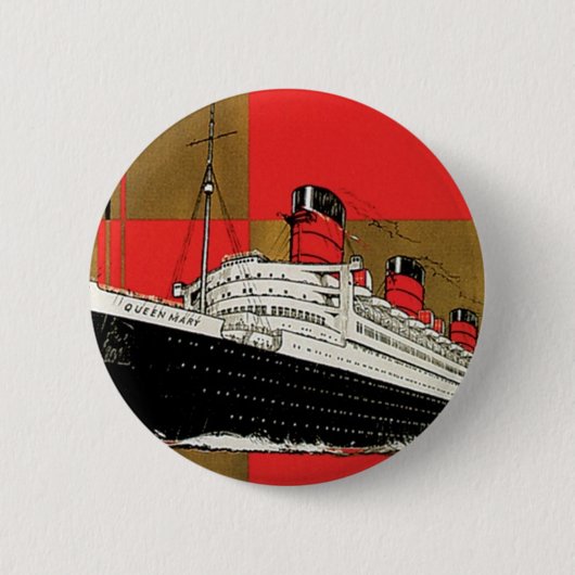 RMS Queen Mary Button (Vorderseite)