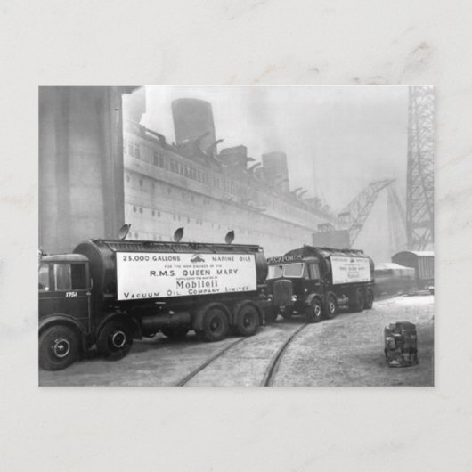 RMS Queen Mary Collection Postkarte (Vorderseite)