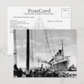 RMS Queen Mary Collection Postkarte (Vorne/Hinten)