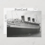 RMS Queen Mary Collection Postkarte (Vorne/Hinten)