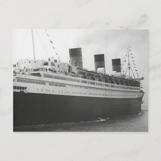 RMS Queen Mary Collection Postkarte (Vorderseite)