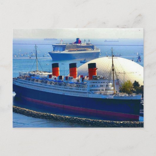 RMS Queen Mary Collection Postkarte (Vorderseite)