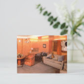 RMS Queen Mary First Class Sitzbereich Postkarte (Stehend Vorderseite)