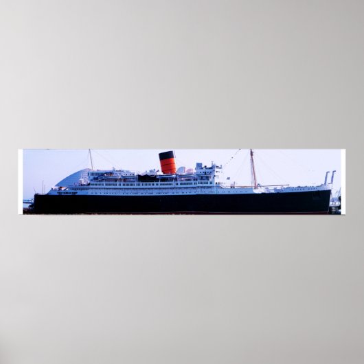 RMS Queen Mary Poster (Vorne)