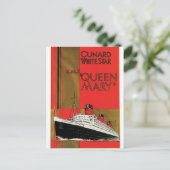 RMS Queen Mary Postkarte (Stehend Vorderseite)
