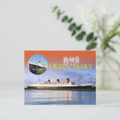 RMS Queen Mary Postkarte (Stehend Vorderseite)
