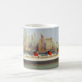 RMS Queen Mary Sailing New York 1950er Kaffeetasse (Mittel)
