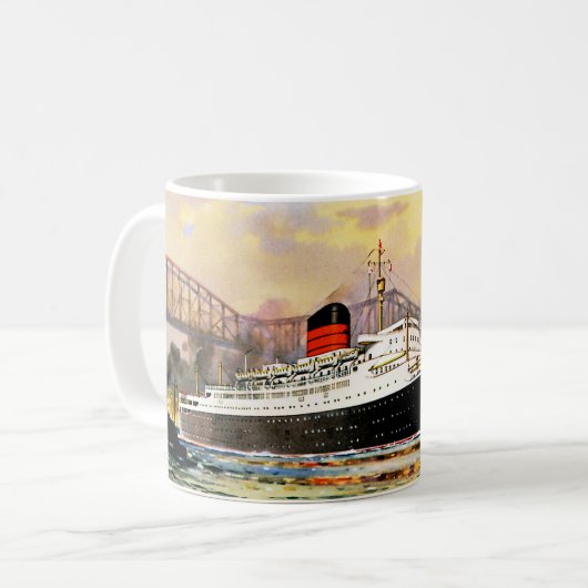 RMS Saxonia Kaffeetasse (Vorderseite Links)