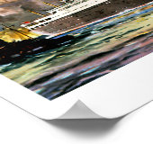 RMS Saxonia Poster (Ecke)