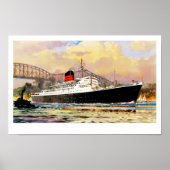 RMS Saxonia Poster (Vorne)