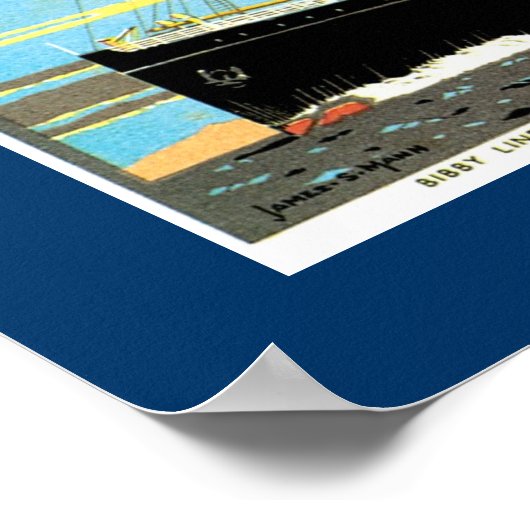 RMS Staffordshire Poster (Ecke)