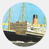 RMS Staffordshire Runder Aufkleber (Vorderseite)