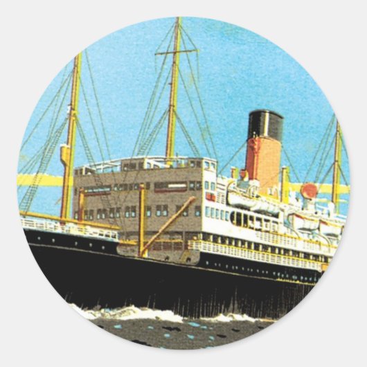 RMS Staffordshire Runder Aufkleber (Vorderseite)