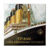 RMS Titanic 100 Jahre Fliese (Vorderseite)