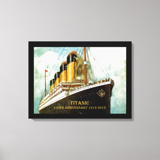 RMS Titanic 100 Jahre Leinwanddruck (Vorderseite)