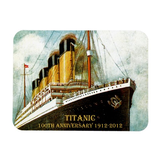 RMS Titanic 100 Jahre Magnet (Horizontal)