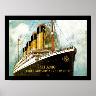 RMS Titanic 100 Jahre Poster