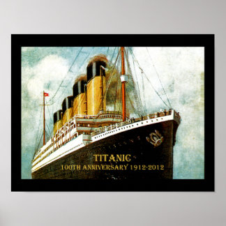 RMS Titanic 100 Jahre Poster