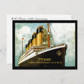 RMS Titanic 100 Jahre Postkarte (Vorne/Hinten)