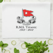 RMS Titanic 1912-2012 American MoJo Küchentuch (Gefaltet)