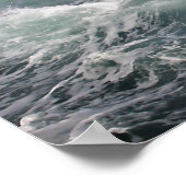 RMS Titanic and Iceberg Painting Poster (Ecke)