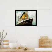 RMS Titanic Archival zum 100-jährigen Jubiläum Poster (Küche)