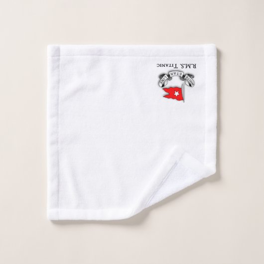 RMS Titanic Badhandtuch Set (Waschlappen)