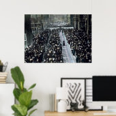 RMS Titanic Beerdigung und Gedenkdienst 1912 Poster (Heimbüro)