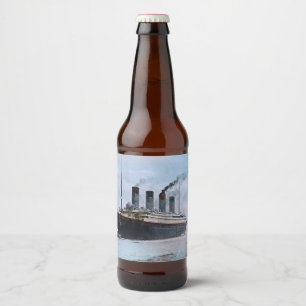RMS Titanic Belfast Irland Vintag Bierflaschenetikett