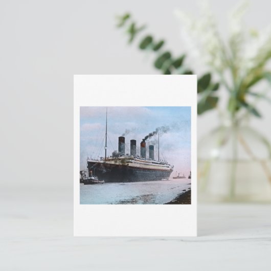RMS Titanic Belfast Irland Vintag Postkarte (Stehend Vorderseite)