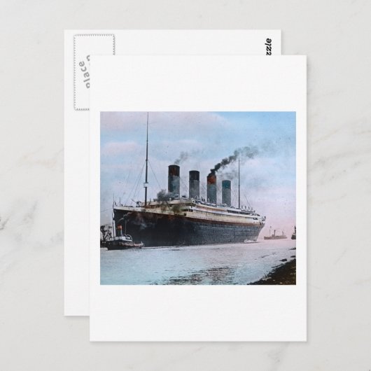 RMS Titanic Belfast Irland Vintag Postkarte (Vorne/Hinten)