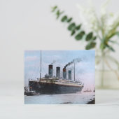 RMS Titanic Belfast Irland Vintag Postkarte (Stehend Vorderseite)