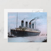 RMS Titanic Belfast Irland Vintag Postkarte (Vorne/Hinten)