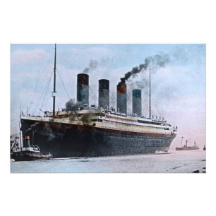 RMS Titanic Belfast Irland Vintage Fotodruck